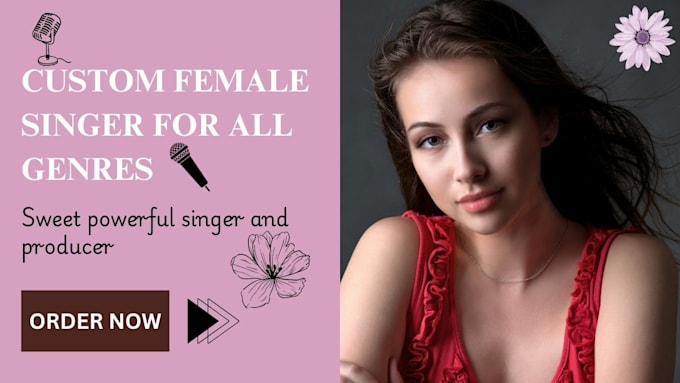 Gig Preview - Be your female singer vocalist songwriter for christian music worship producer