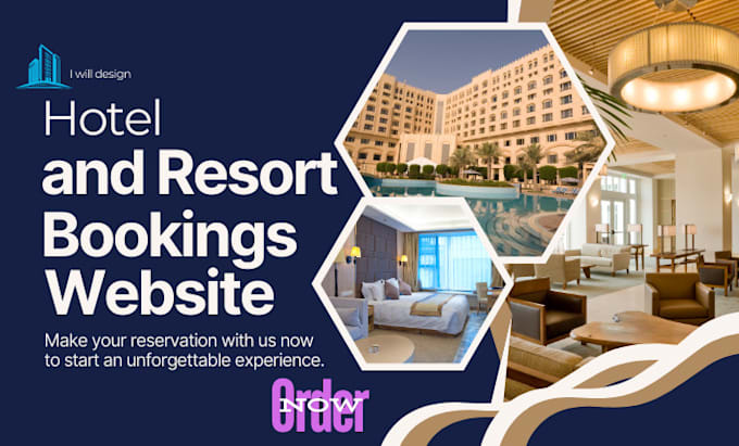 Gig Preview - Create hotel booking website, airbnb website, hotel reservation website