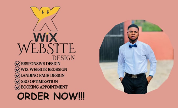 Gig Preview - Do wix website design wix website redesign wix website development wix website