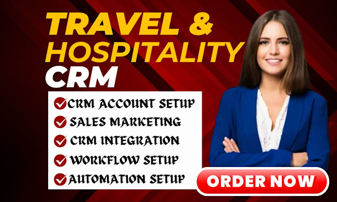 Gig Preview - Setup travel hospitality toursys cloud cendyn engagebay travelworks nethunt crm