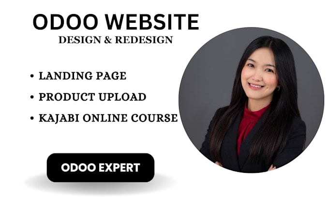 Gig Preview - Do odoo website design odoo website redesign odoo ecommerce odoo landing page