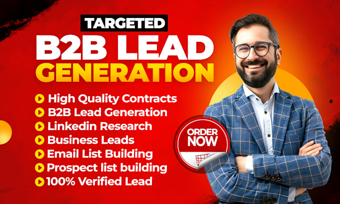 Bestseller - do b2b lead generation verified email list for any industry