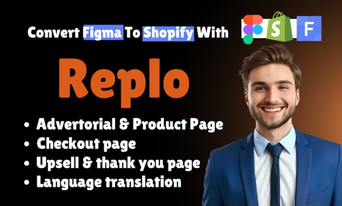 Gig Preview - Clone shopify landing page with replo pagefly gempages shogun zipify