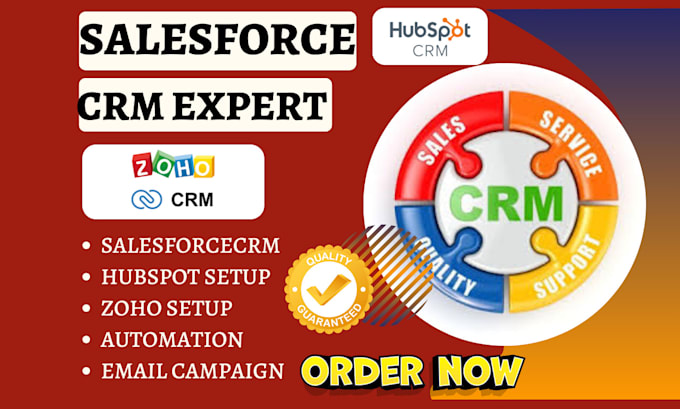 Bestseller - setup crm salesforce hubspot pipedrive zoho integration and workflow automation