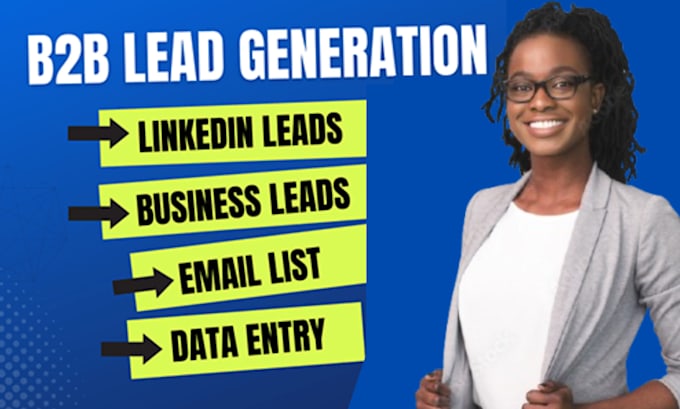 Gig Preview - Provide b2b leads generation and email list for any targeted industry