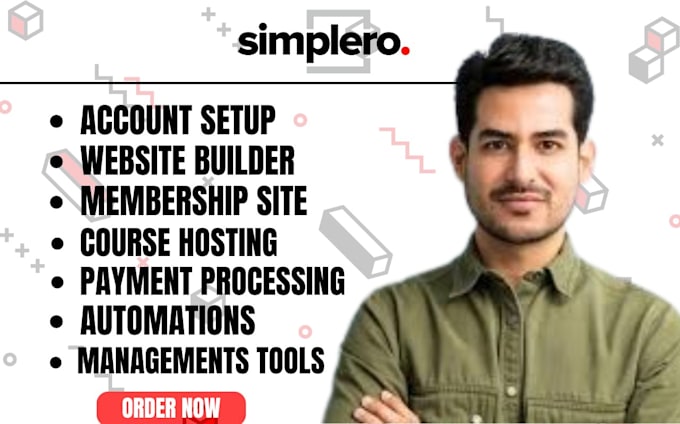 Gig Preview - Setup your simplero website simplero campaign simplero landing page suitedash