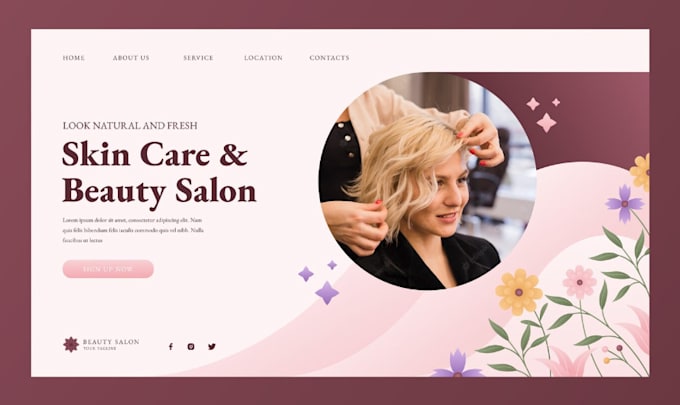 Bestseller - do hair and beauty salon website desing