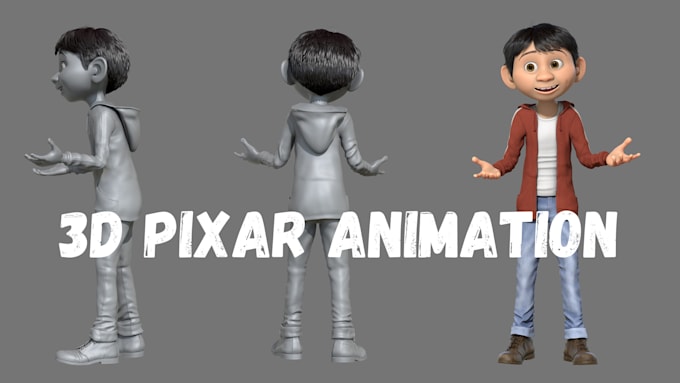 Gig Preview - 3d disney pixar animation, character 3d disney animation, kids cartoon animation