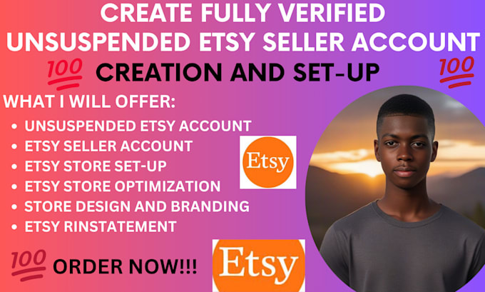 Gig Preview - Do etsy account creation, list top selling products, etsy SEO