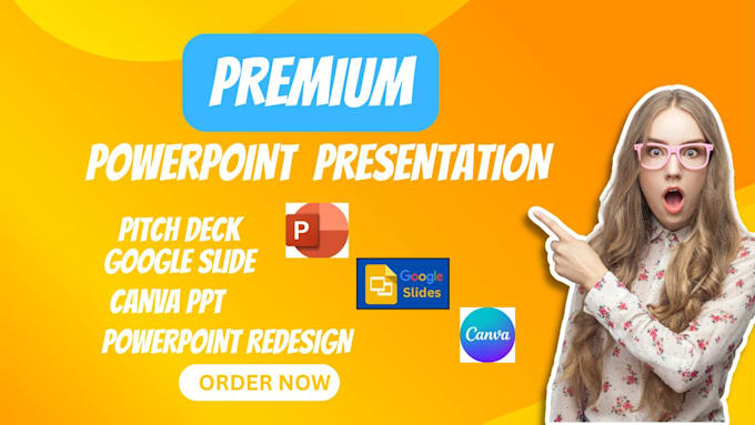 Gig Preview - Design, redesign powerpoint presentation and investor pitch deck for business