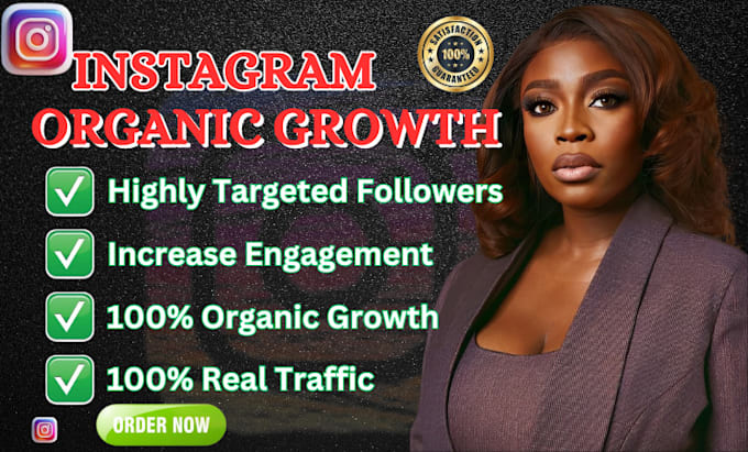 Gig Preview - Grow your instagram followers organically for more engagement, organic growth