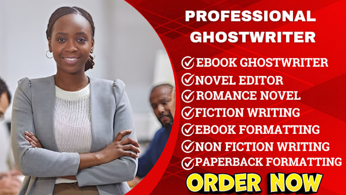 Gig Preview - Fiction ebook novel editor ebook formatting fiction and non fiction ghost writer