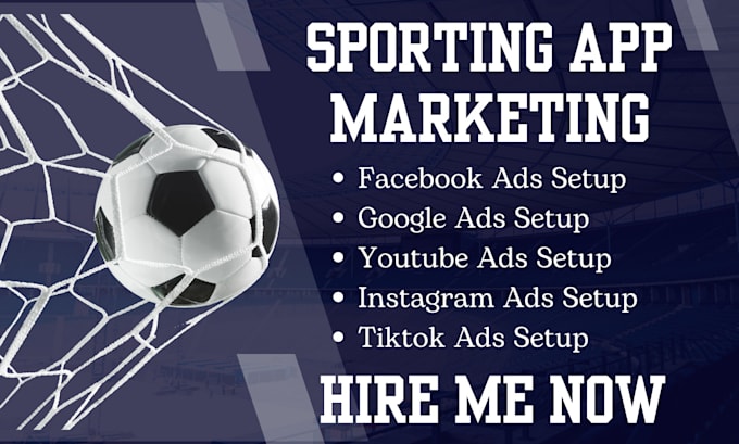 Gig Preview - Sport app marketing sport app promotion sport app facebook ads google video ads