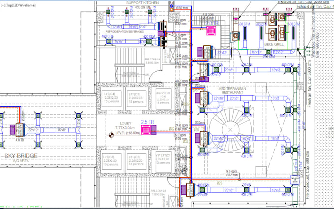 Gig Preview - Do hvac design and any autocad 2d drafting