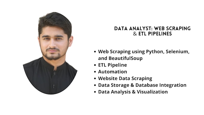 Gig Preview - Do web data scraping with ai using python