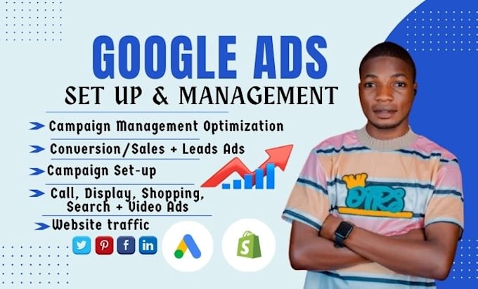 Gig Preview - Setup and manage google ads adwords search ads PPC campaign