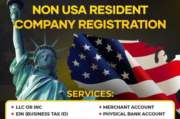 Bestseller - do registration for llc, itin registration for company non USA resident