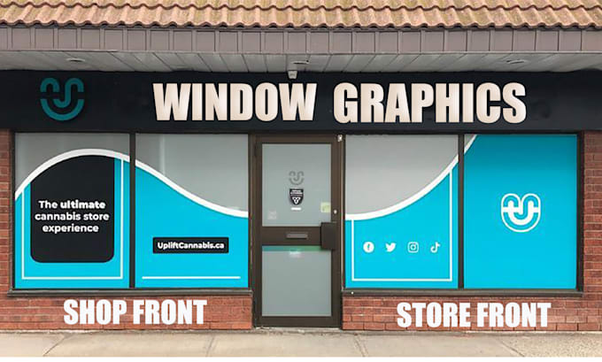 Gig Preview - Design storefront, shopfront window graphic designs and window stickers