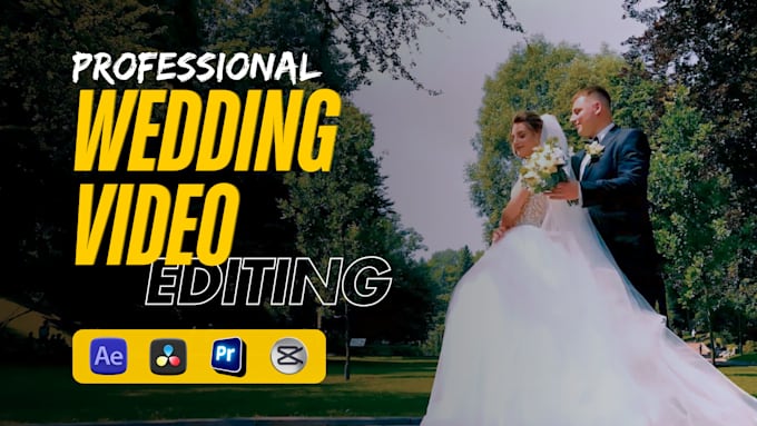 Gig Preview - Do wedding video editing, wedding reels, travel vlogs as wedding video editor