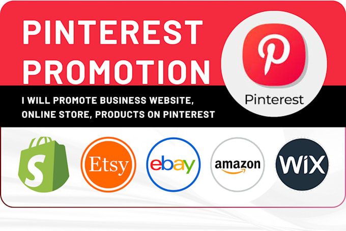 Gig Preview - Promote your products, shopify store, etsy, ebay, amazon , wix on pinterest