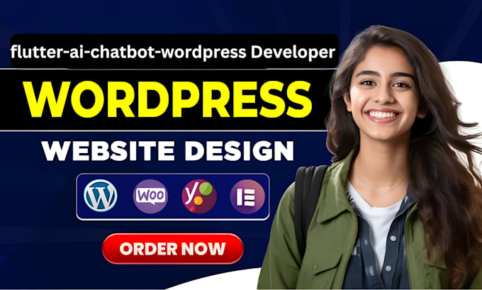 Gig Preview - Professional website development flutter ai wordpress and custom app develo