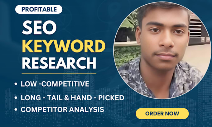 Gig Preview - Do profitable SEO keyword research and competitor analysis