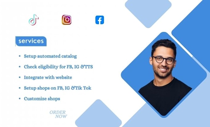 Gig Preview - Create and optimize tiktok, fb, and ig shops to boost sales