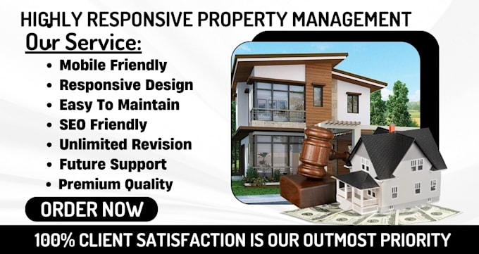 Gig Preview - Provide fantastic str property management and real estate website