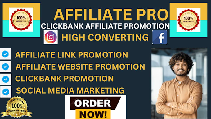 Gig Preview - Do clickbank affiliate link promotion, affiliate shopify marketing,referral link