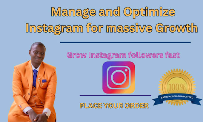 Gig Preview - Setup, manage and optimize instagram account for massive organic growth