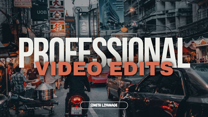 Gig Preview - Do professional video editing for youtube and social media