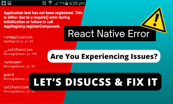 Gig Preview - Fix your react native bugs, buiid error and crashes