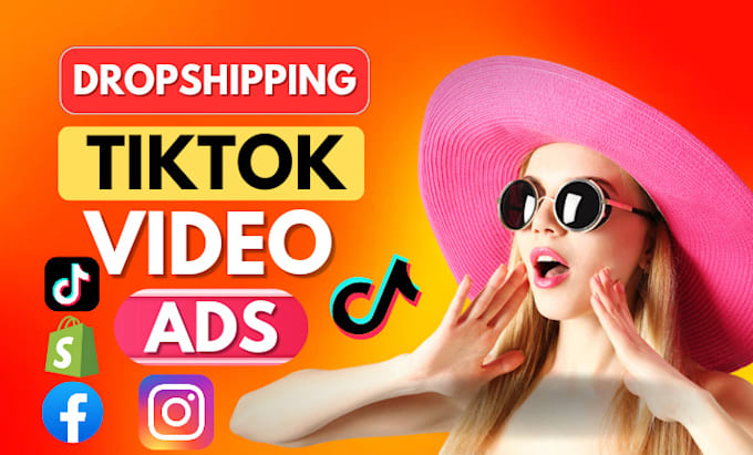 Bestseller - create viral tiktok dropshipping video ads, tik tok ads or facebook ads