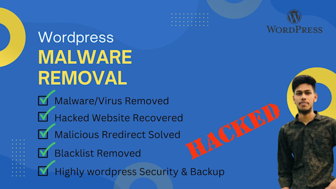 Bestseller - remove wordpress malware, recover hacked wordpress website