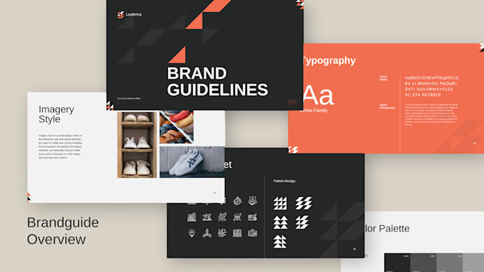 Gig Preview - Create a custom brand style guide, branding kit, and minimalist logo design