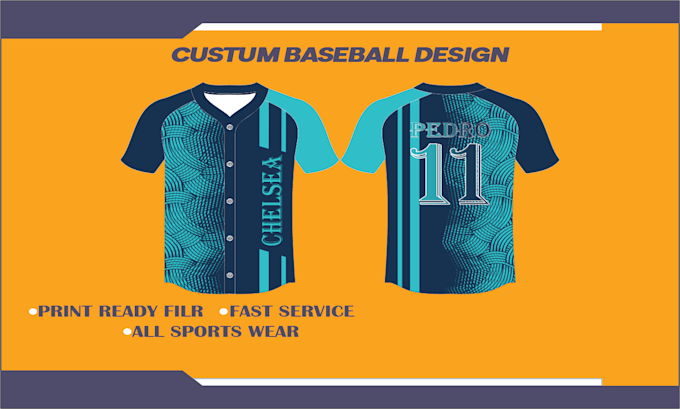 Gig Preview - T shirt design sports jersey and sublimation jersey design