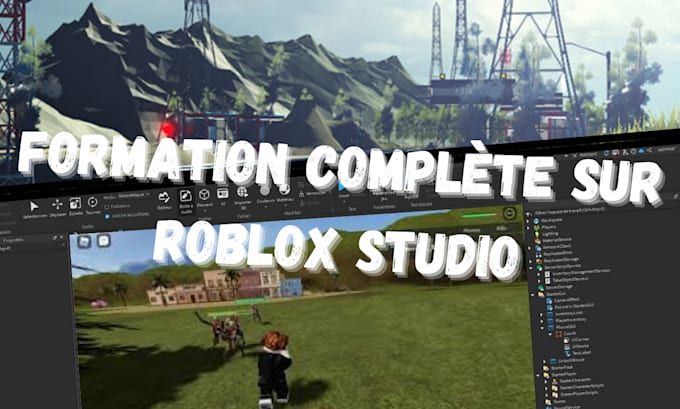 Gig Preview - Teach you how to use roblox studio in french