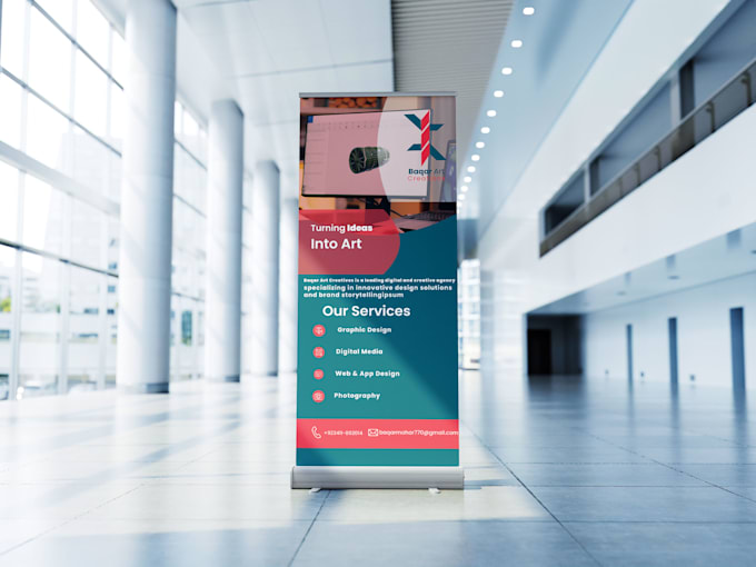 Bestseller - create roll up, retractable, pull up banner for your event