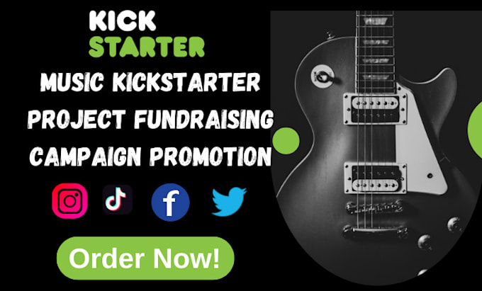 Gig Preview - Do music kickstarter project crowdfunding campaign creation and promotion