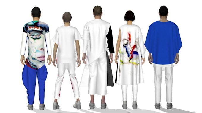 Gig Preview - 3d garment animation 3d fashion animation 3d garment design