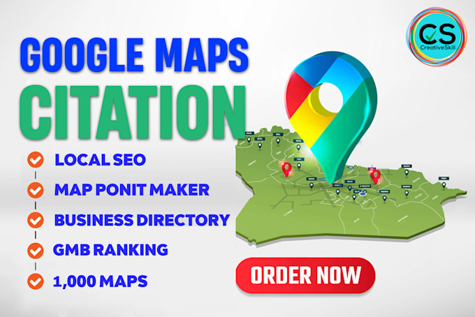 Gig Preview - Do google map citation US and UK citation to boost local seo