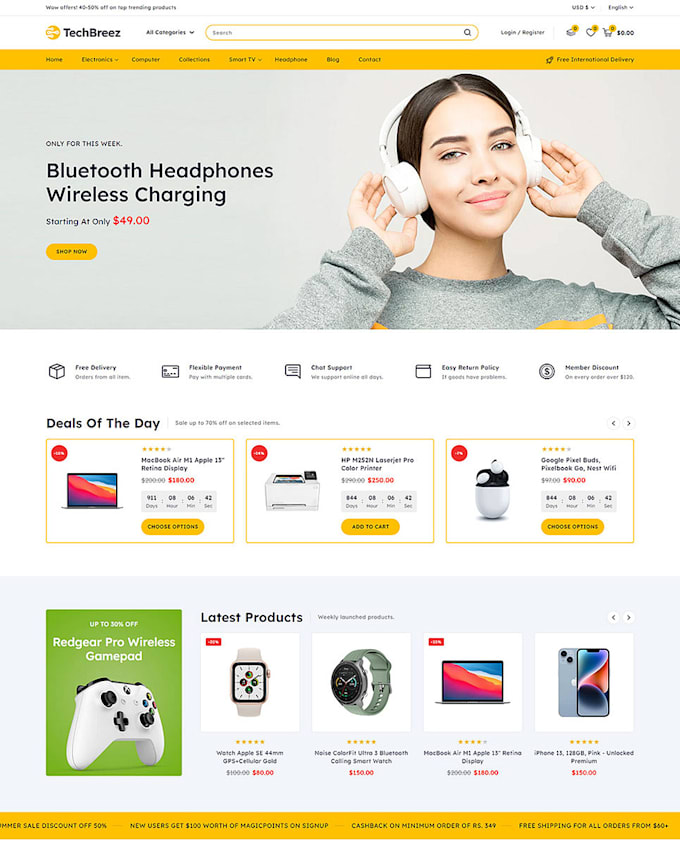 Gig Preview - Design a stunning custom shopify theme