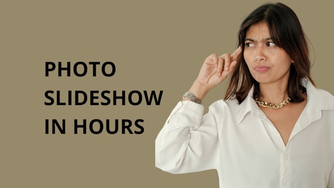 Gig Preview - Create photo slideshow in 16 hours