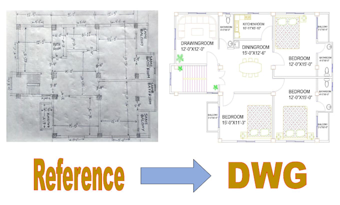 Bestseller - use an image to draw a 2d floor plan or anything in autocad