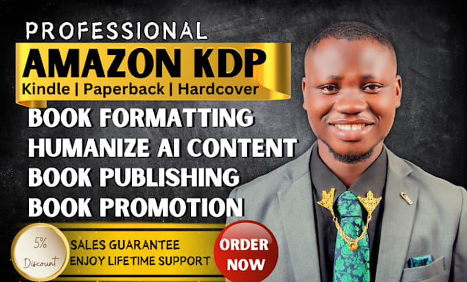 Gig Preview - Professionally proofread, humanize, and format your book for amazon KDP publish