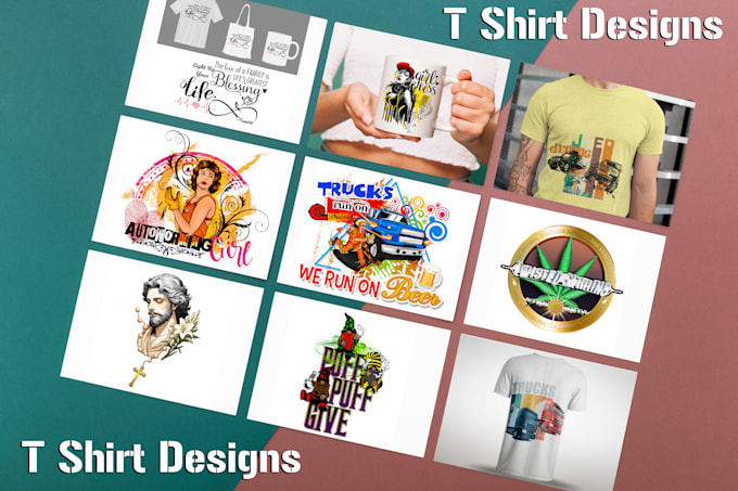 Gig Preview - Create t shirts design for your brand and apparel