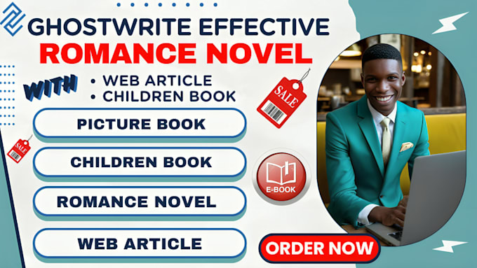 Gig Preview - Ghostwrite an effective romance novel, web article, book for children