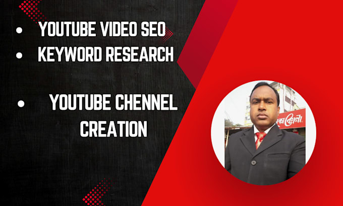 Gig Preview - Do youtube channel seo and video optimization