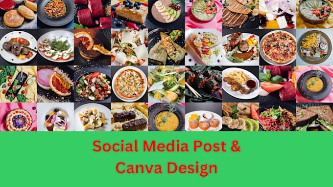 Gig Preview - Be design social media posts and canva template