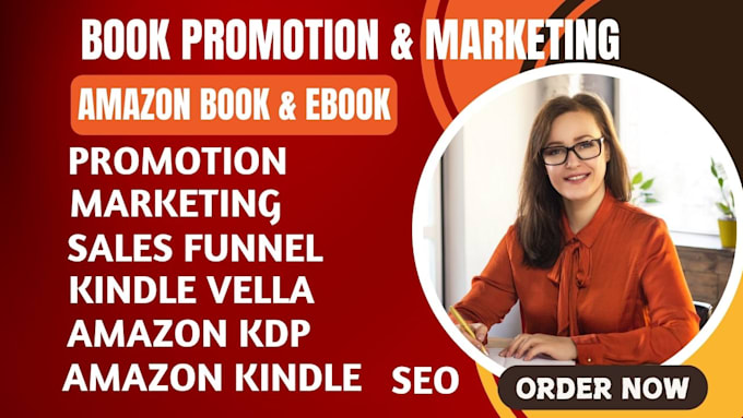 Gig Preview - Do amazon KDP ebook promotion, marketing, kindle vella, sales funnel, SEO